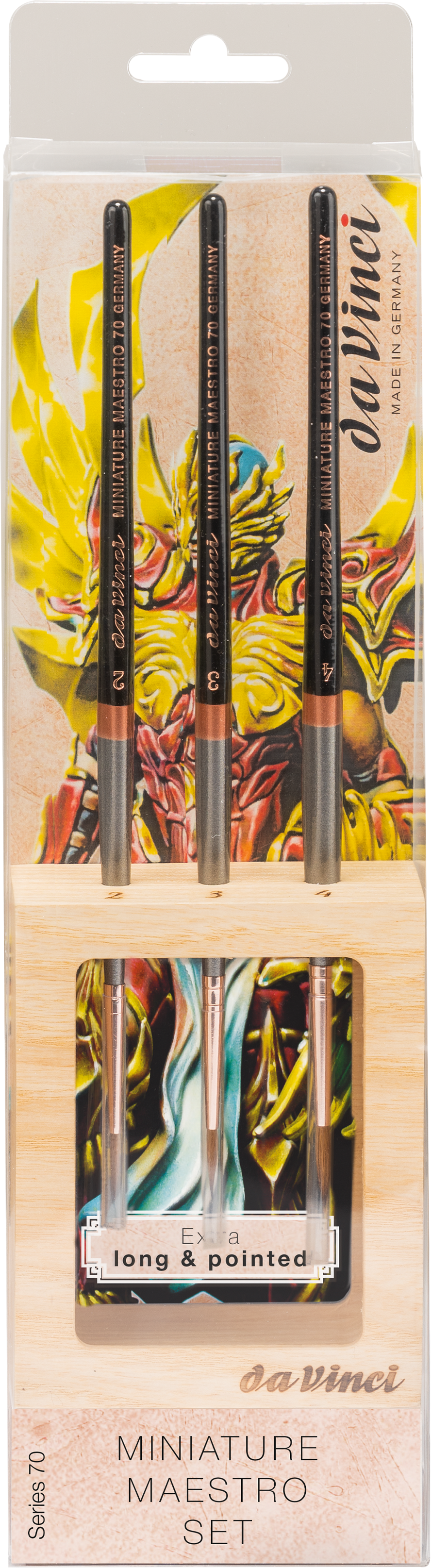 Premium DaVinci Maestro Miniature Brush Set 4066 Series 76